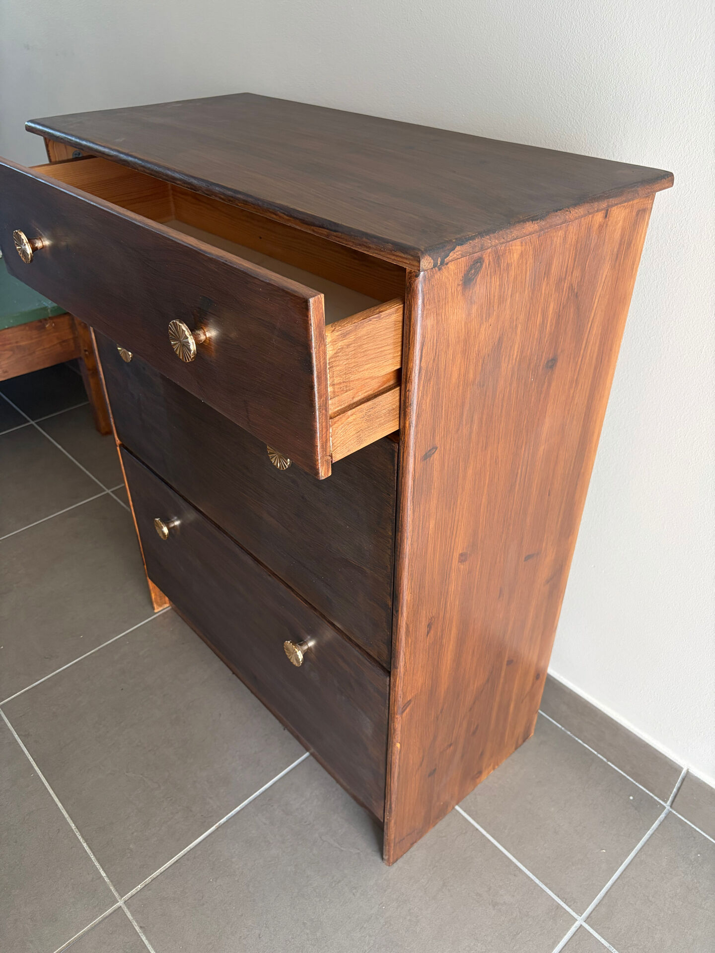 Solid wood shoe cabinet