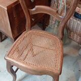 Chaise cannée ancienne