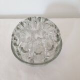 Vintage glass flower stand vase with 19 holes - Made in France