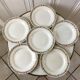 lot of 6 hollow plates Terre de Fer St Amand model "Molière" XXth