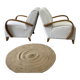 Pair of vintage armchairs