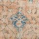 7x10 Turkish Blue & Peach Handmade Persian Rug, 220x304Cm