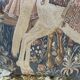 Medieval style wall tapestry 100 × 64 cm