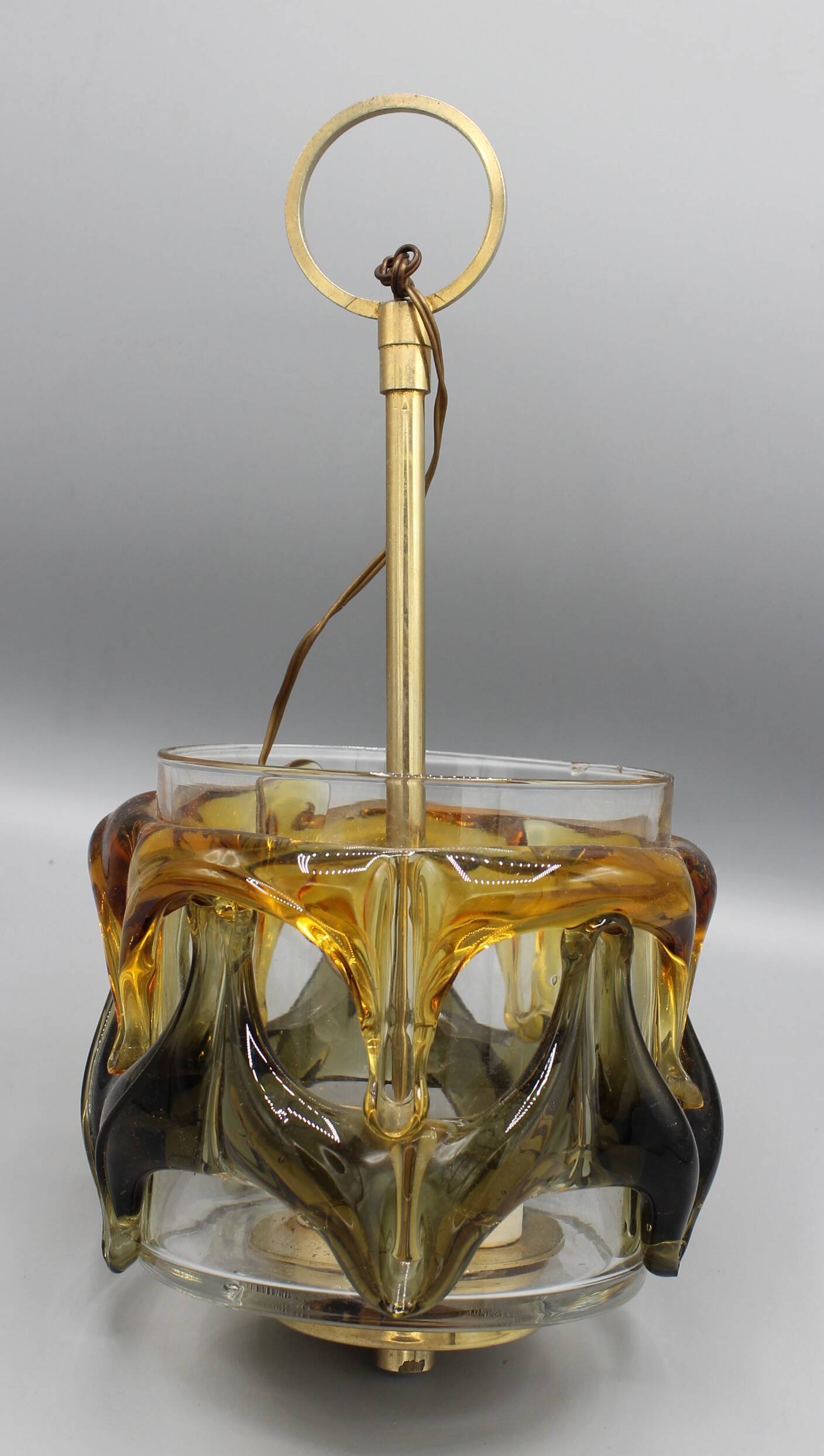 VINTAGE 70s MURANO CHANDELIER - CARLO NASON - MAZZEGA