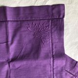 Antique Linen and Cotton Pillowcase Iris