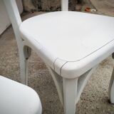 Series of 5 Baumann bistro chairs