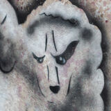 Paintings "lions of venice" by gio magri, set of 2, 1970s