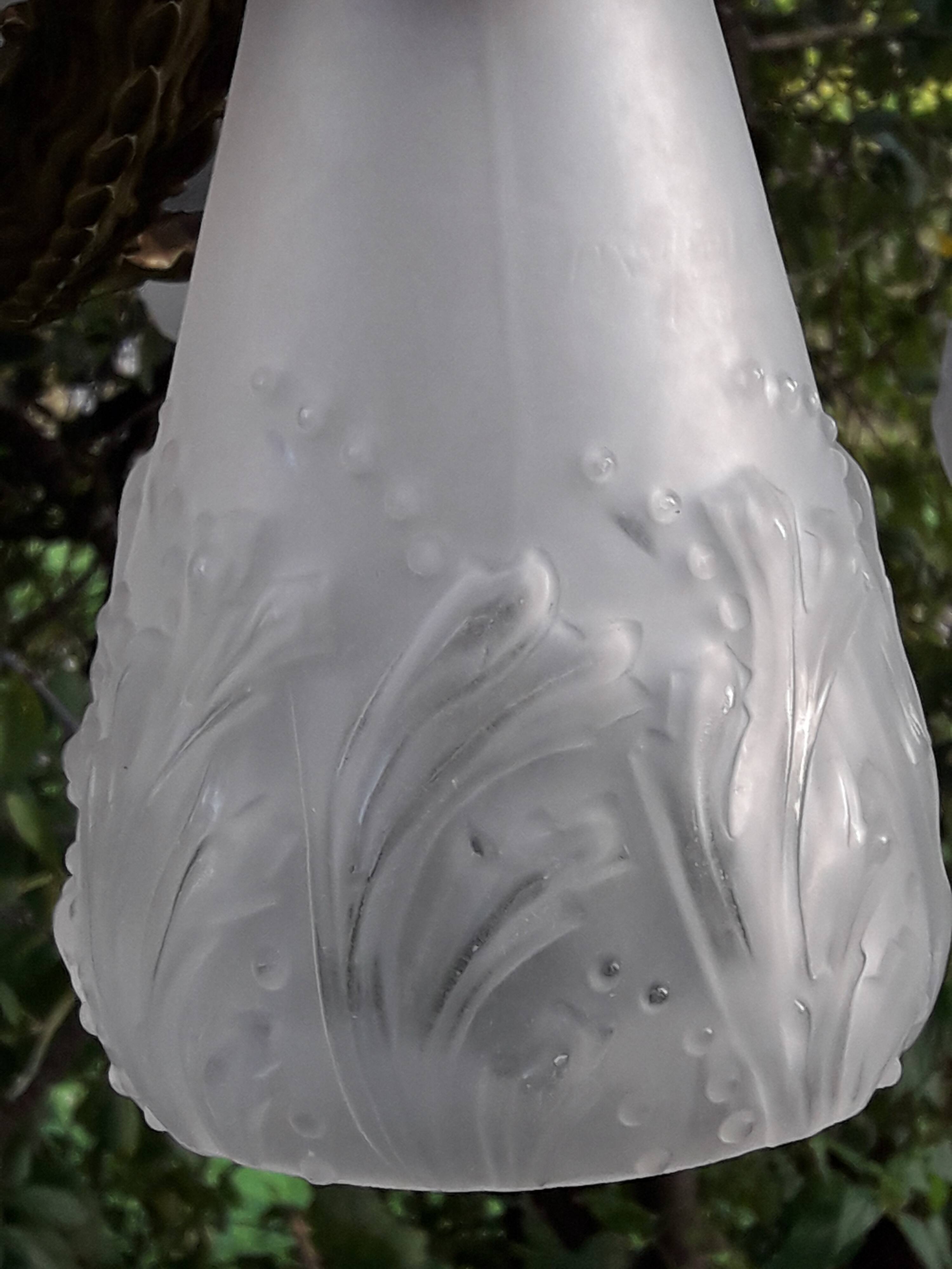 Muller brothers Luneville brass chandelier 1920/1930