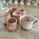 Set of stoneware dishes