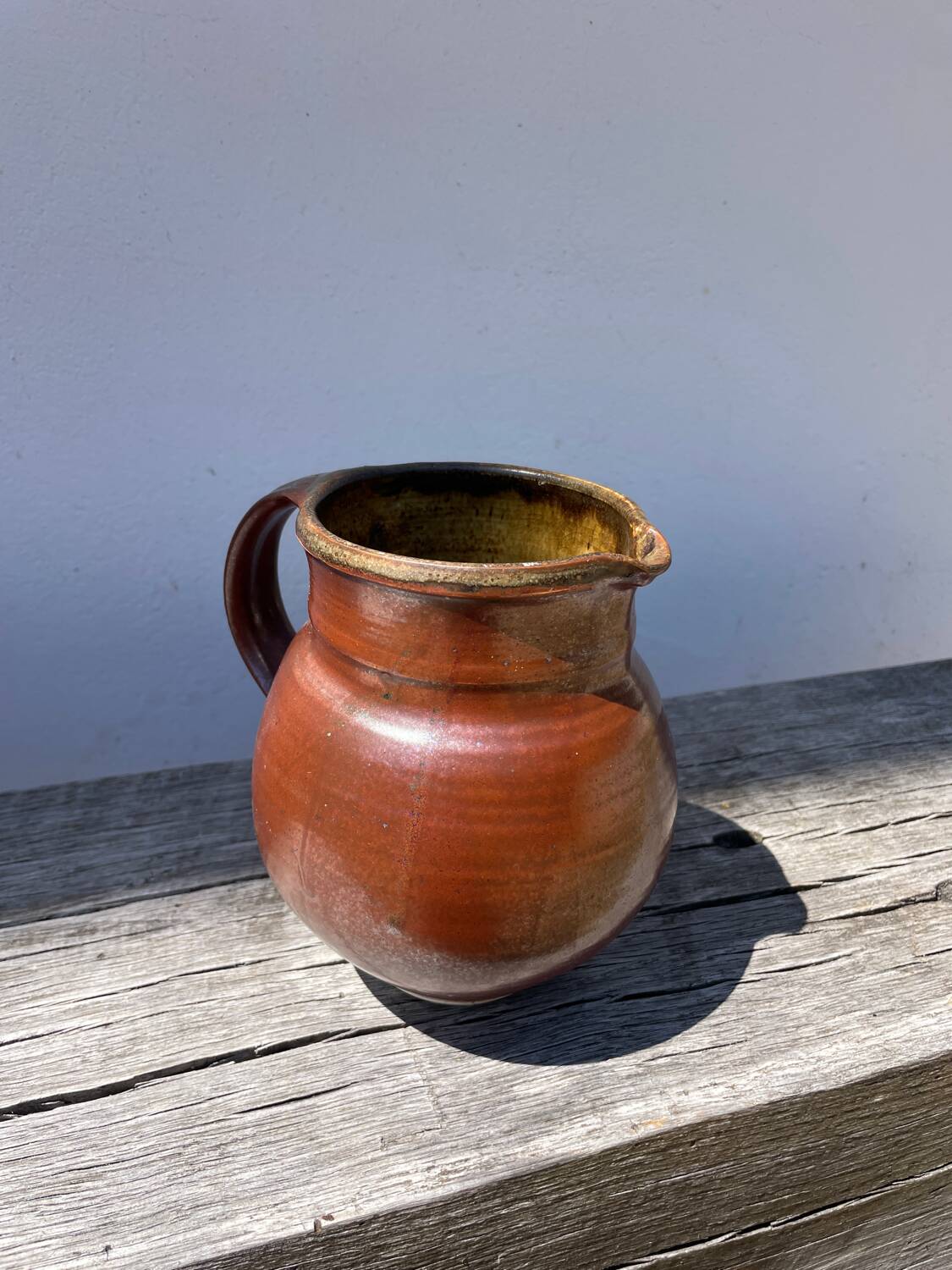 Italian glazed ceramic jar