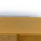 Mid-century brutalist oak sideboard