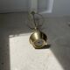 Vintage golden brass umbrella holder
