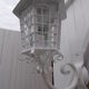 Pair of wrought iron lanterns