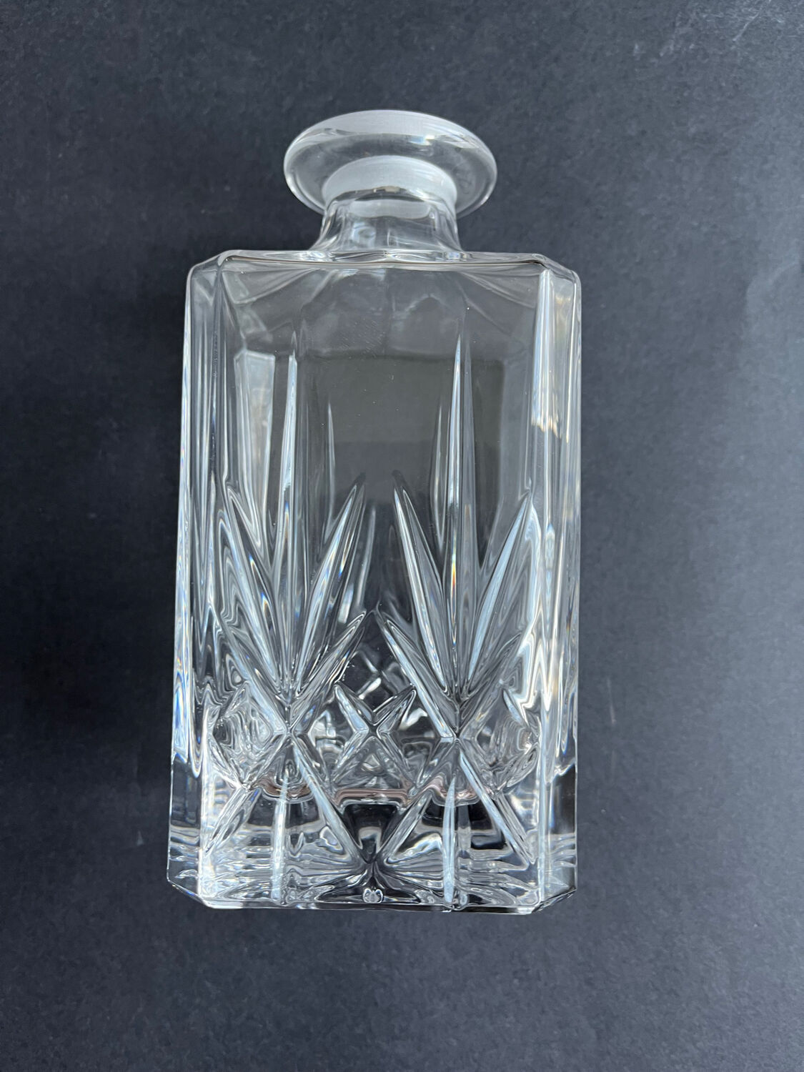Lancel whisky decanter in cut crystal