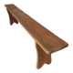 Vintage wooden bench L200