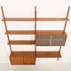 Hansen and Guldborg two bay wall unit, 1960s