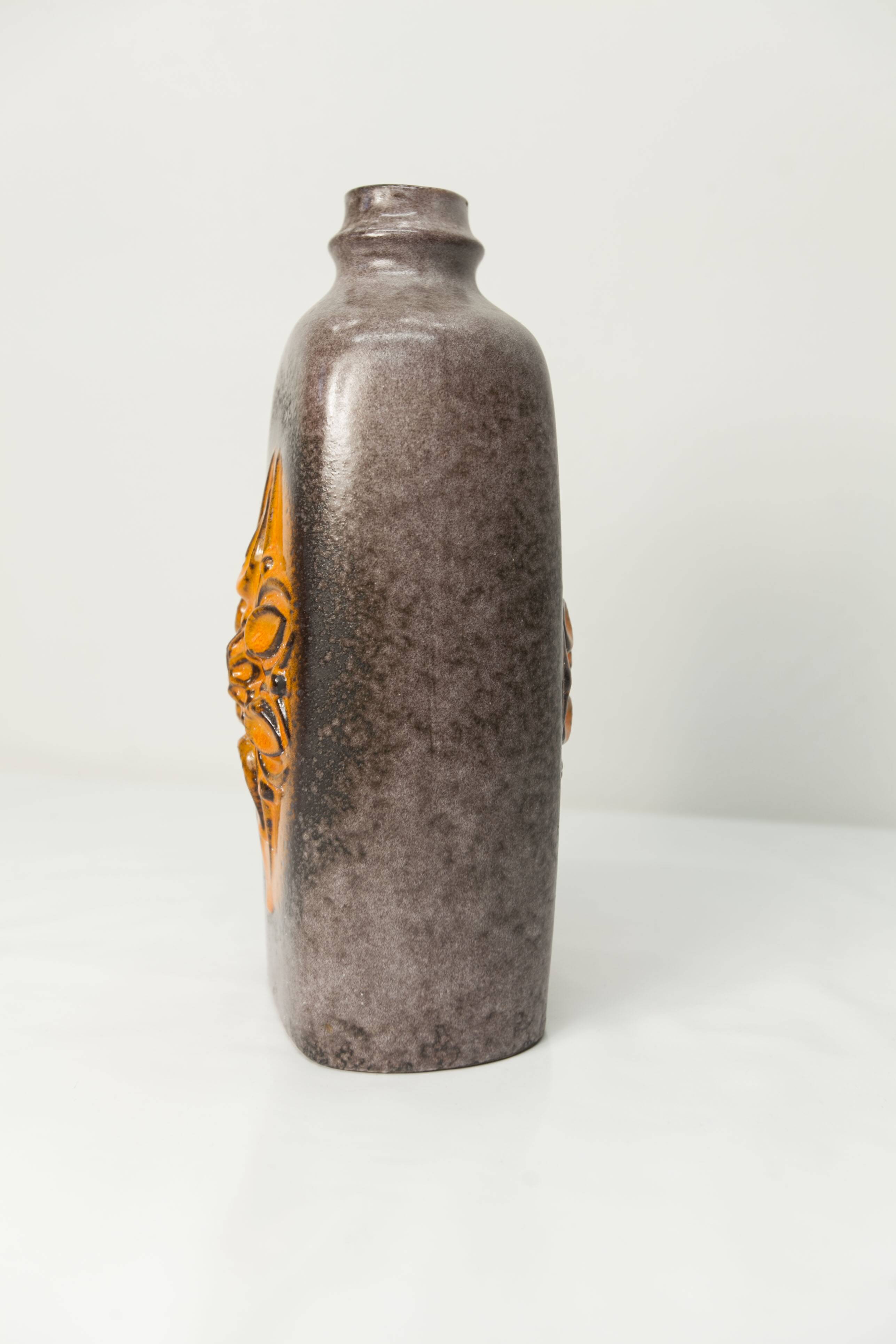 Ceramic vase Strehla Keramik, Germany 1960s, 30cm