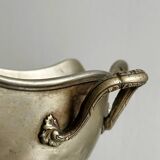 Saucière ancienne en métal argenté