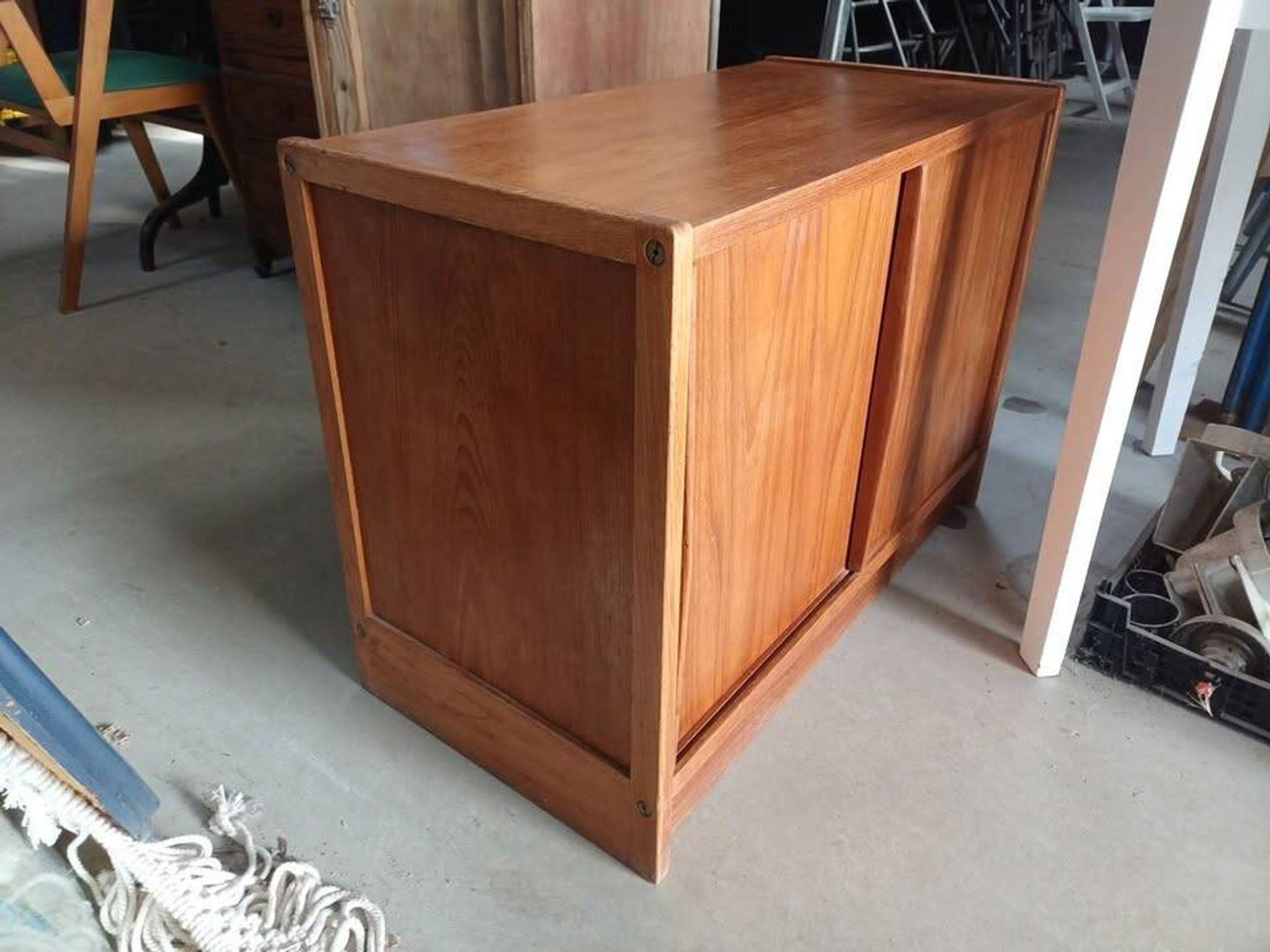 Low furniture / Scandinavian sideboard in teak - Bertil Fridhagen for Bodafors