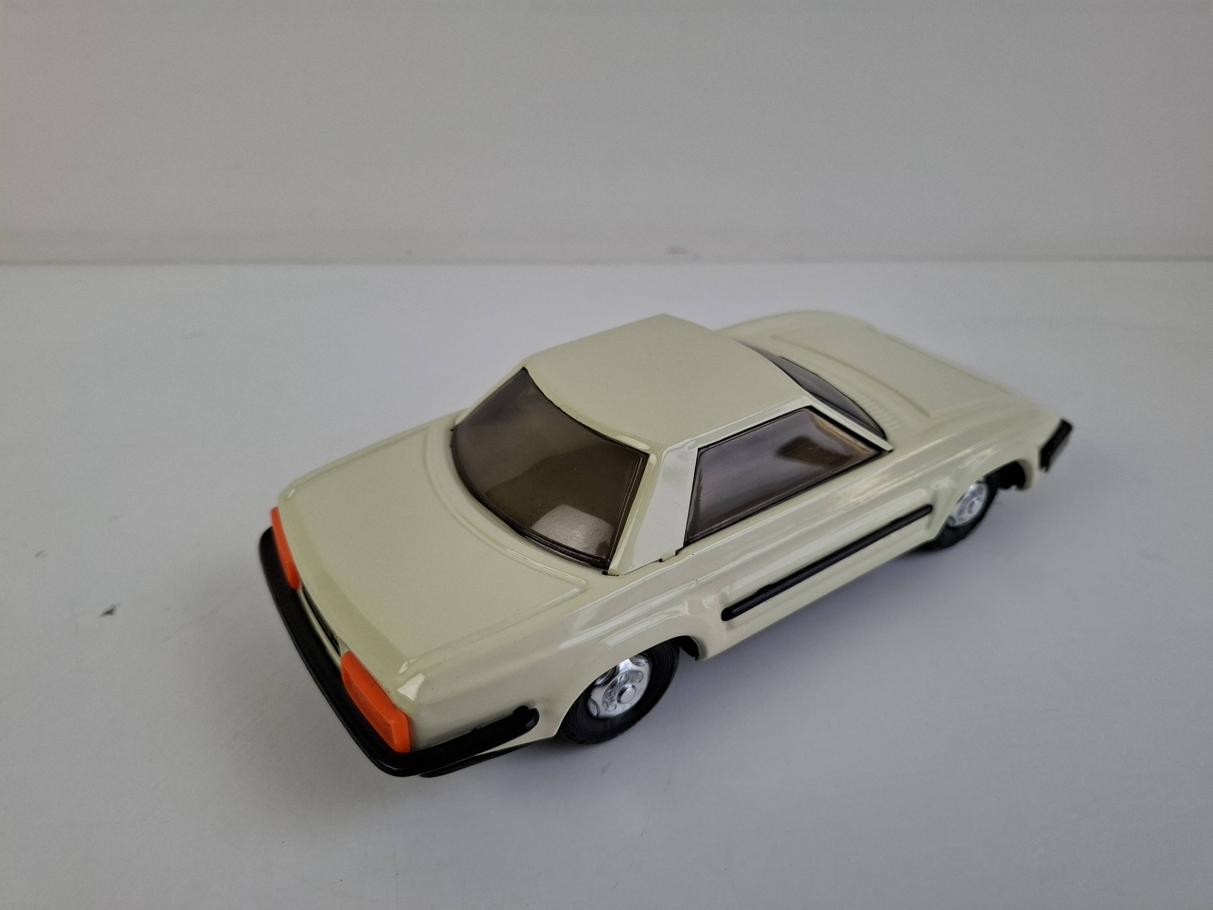 1970s Czechoslovak ITES IGRA Norma Tin Friction Toy Car Mid Century Modern