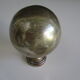 Boule ancienne en laiton  pour rampe d'escalier