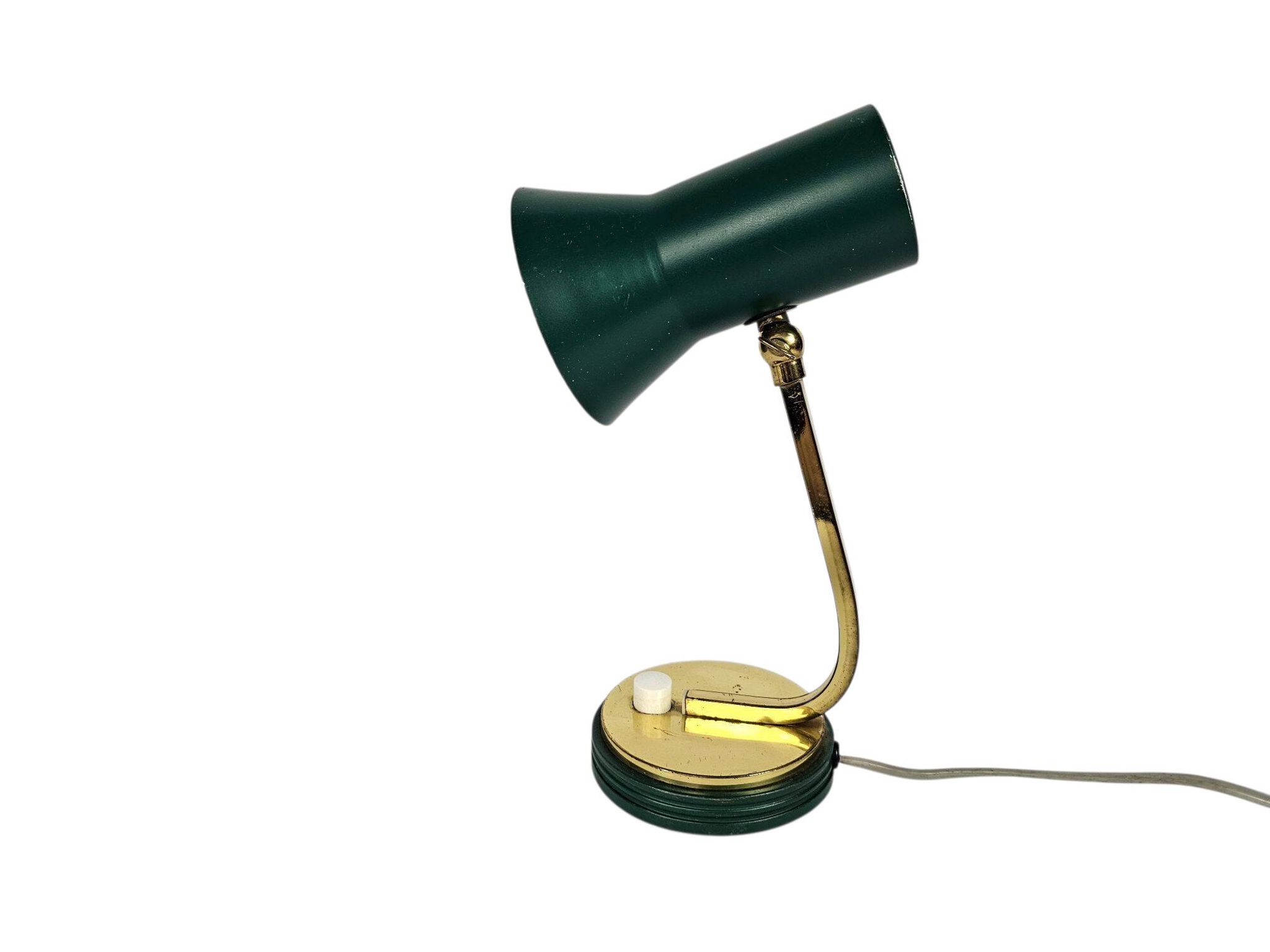Pfäffle Leuchten - lampe de table - lampe de bureau - Allemagne - métal - laiton - années 70