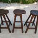 3 tabourets de bar années 60 70