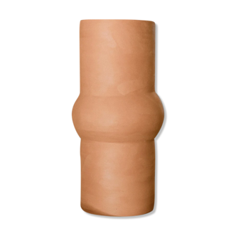 High terracotta vase