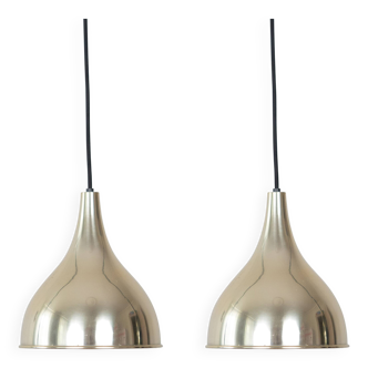 Paire de 2 suspensions vintage Silhouette par Jo Hammerborg, Fog og Morup