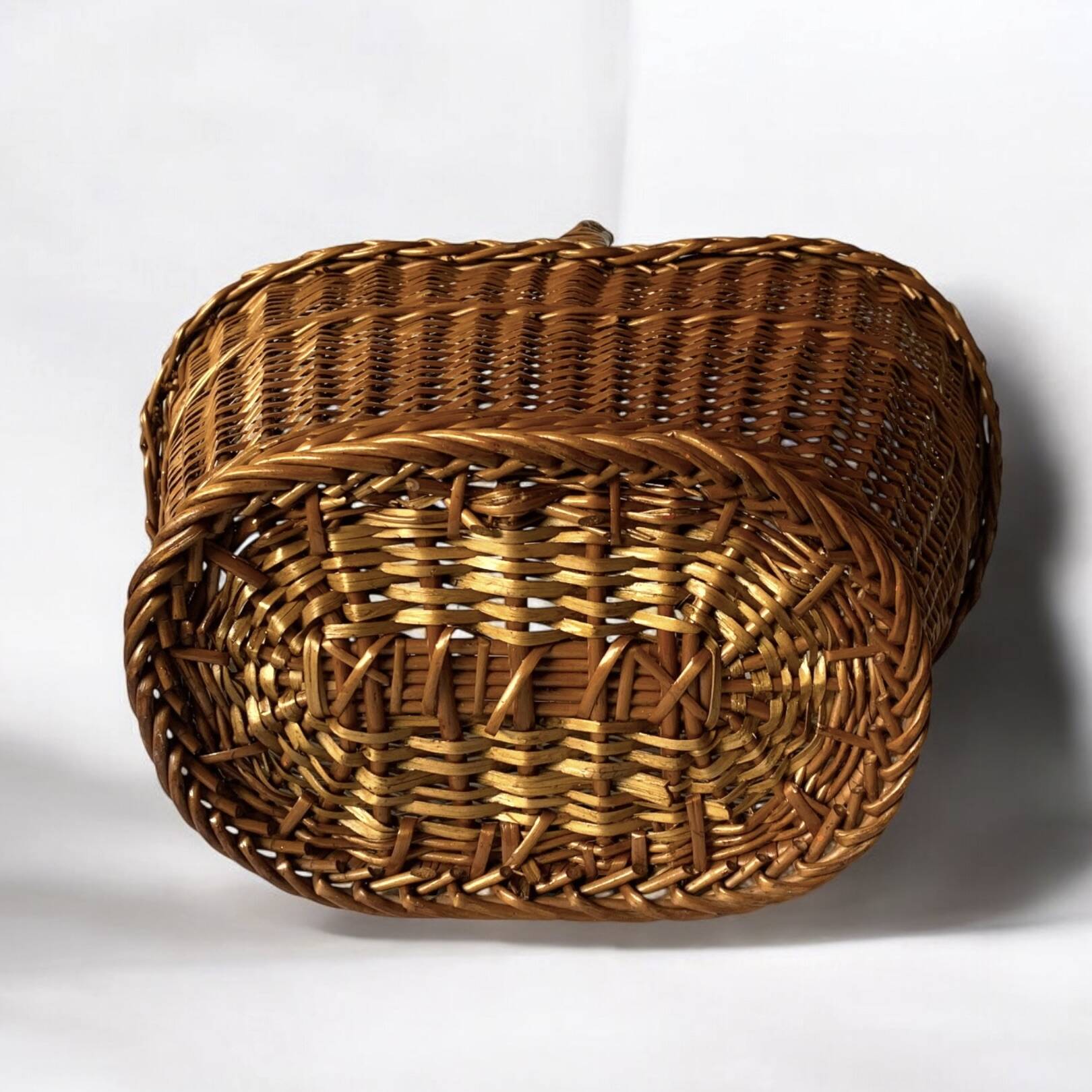 Vintage wicker basket