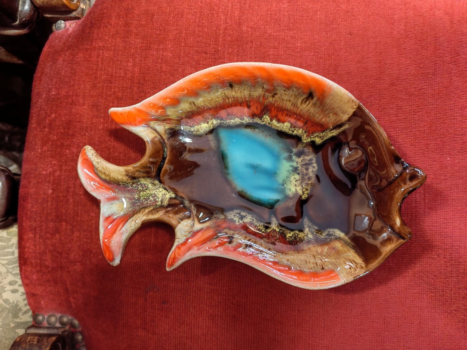 Ceramic aperitif duo Vallauris fish shape