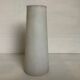 Antique opaline vase with enamelled flowers