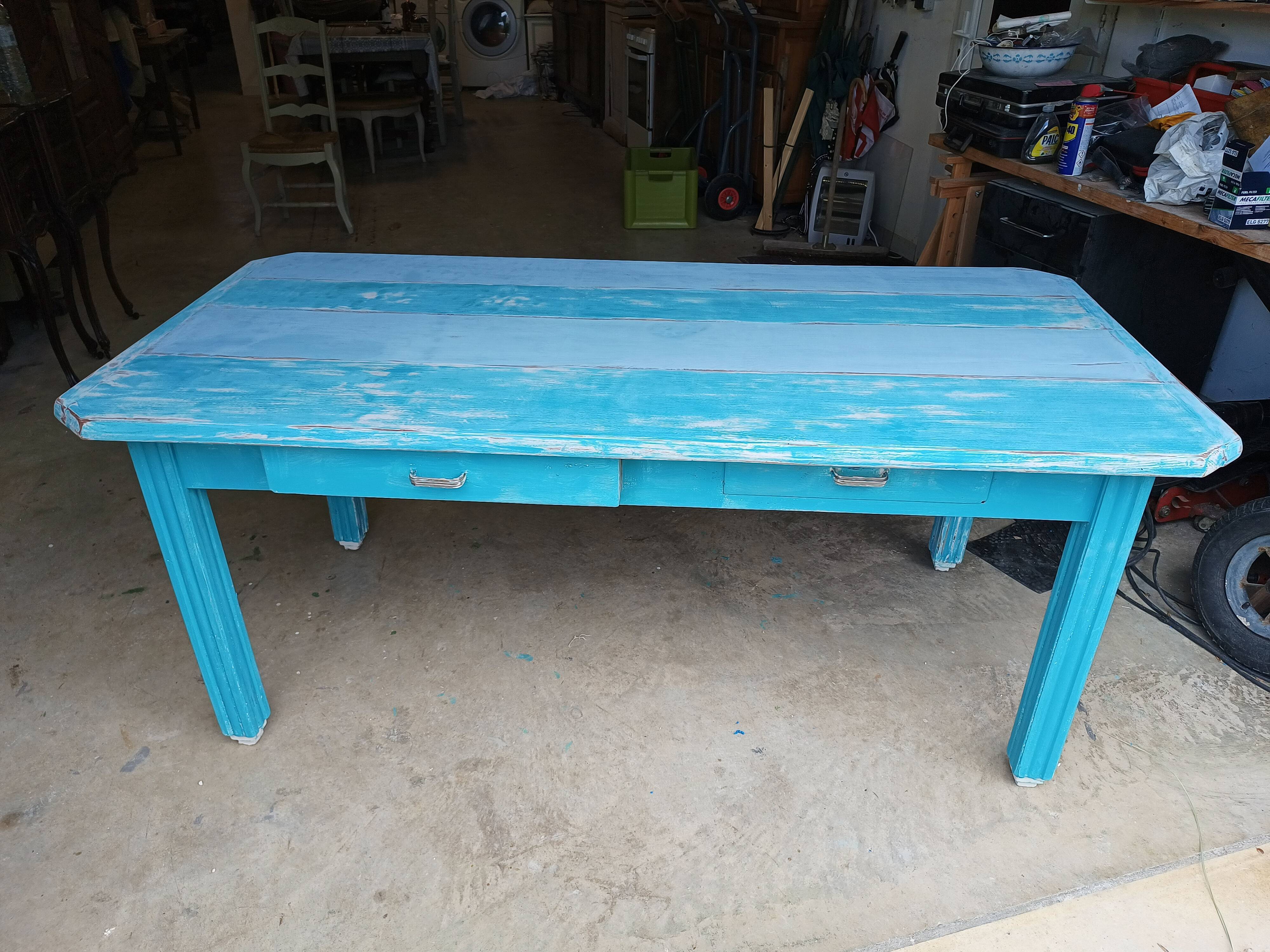 Vintage farmhouse table