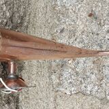 Pair of vintage 50s copper and metal wall lights