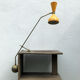 Counterweight diabolo lamp to be installed, double lampshade