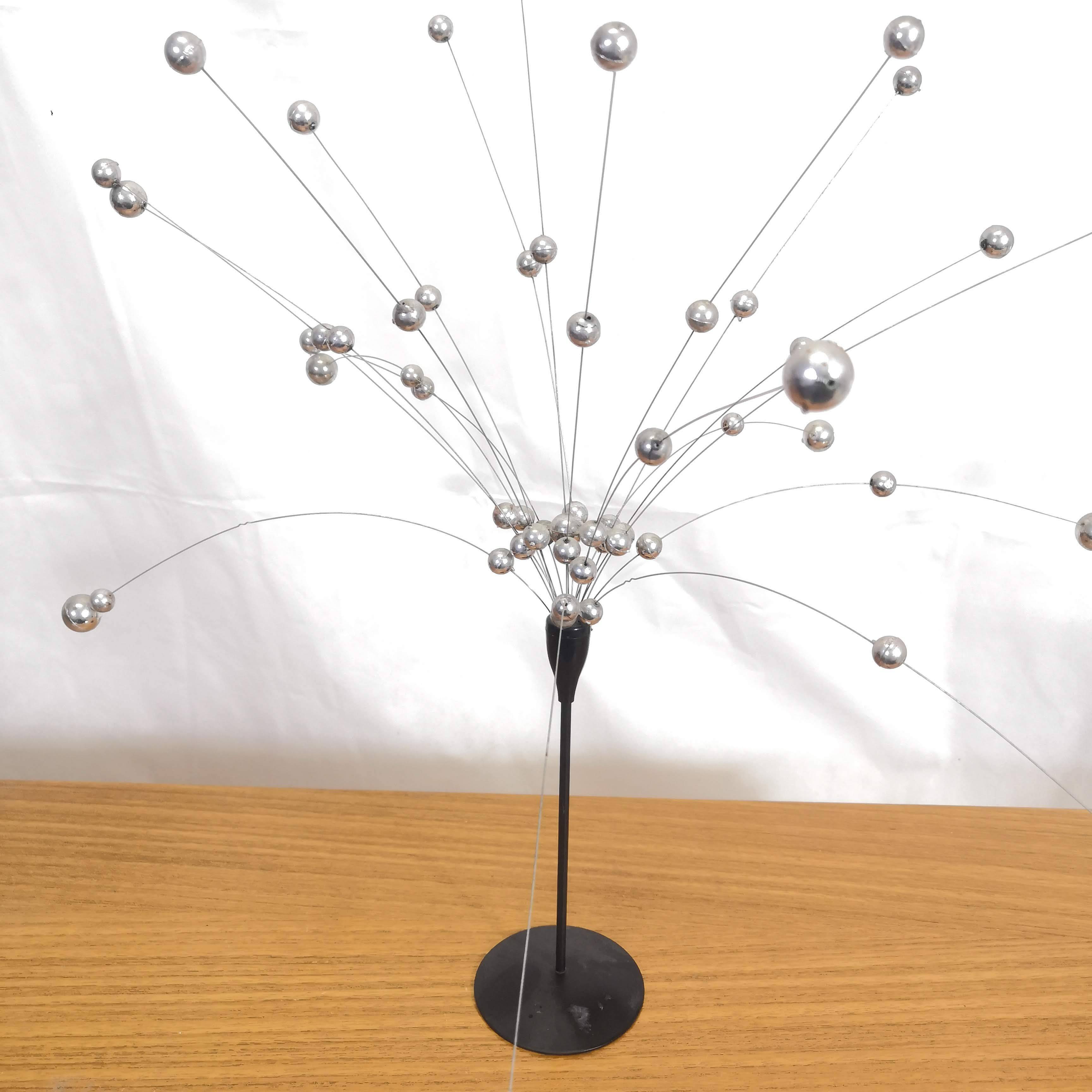 Vintage silver table mobile