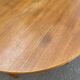 Table ronde extensible scandinave en teck dia 116cm longueur 176cm an60