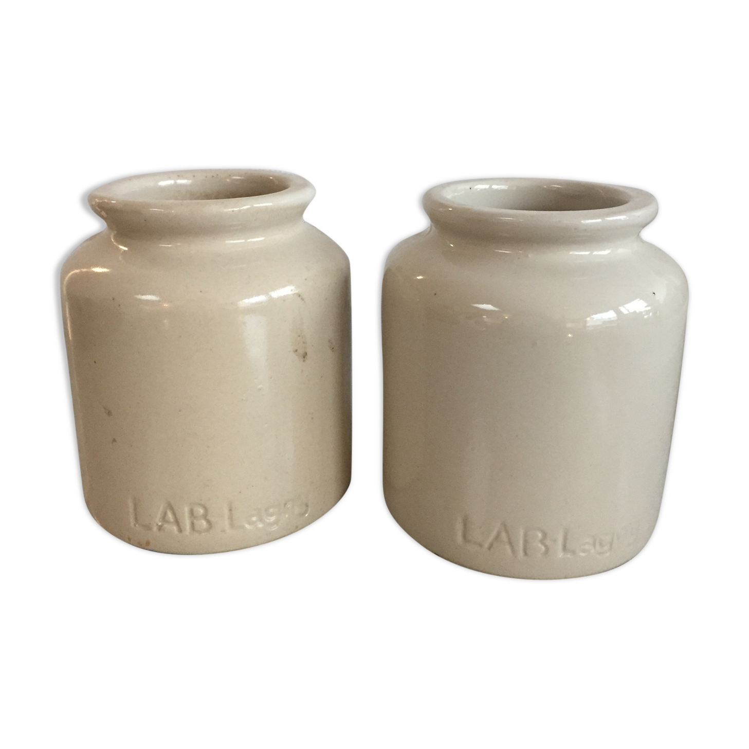 Ancient mustard pots made of sandstone