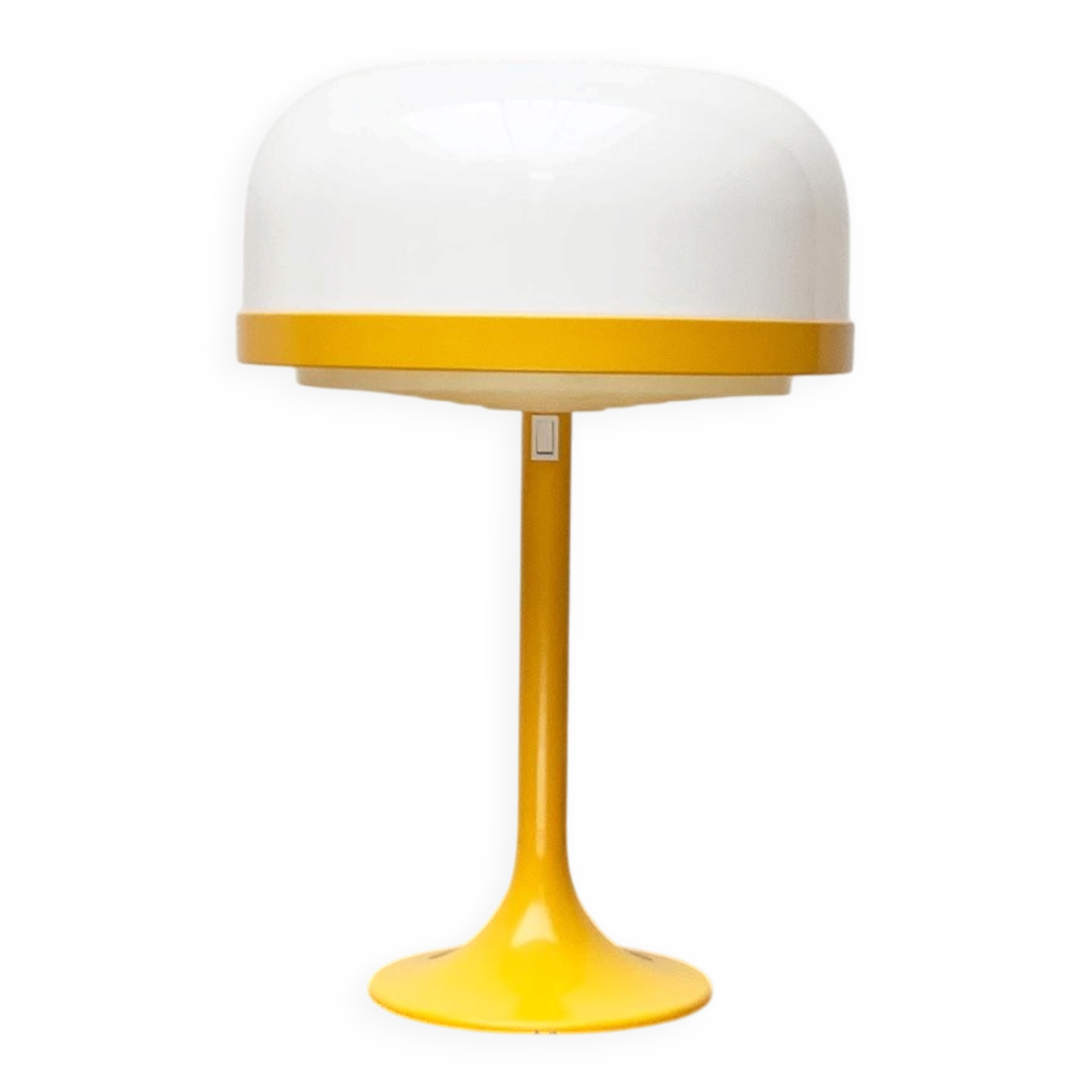Lampe de table champignon allemande de l'ère spatiale Mid-Century de Kaiser Idell / Kaiser Leuchten, années 1960