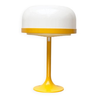 German mushroom table lamp from the Mid-Century space age by Kaiser Idell / Kaiser Leuchten, 1960s.
