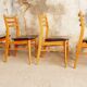 Set de 4 chaises scandinave vintage