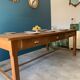 Farm table with 6 drawers