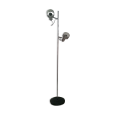 Lampadaire liseuse chrome brosse 60/70