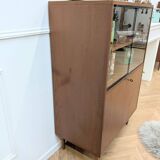 Scandinavian glass bookcase