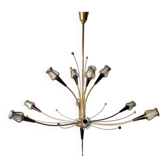 Vintage Lunel house chandelier 1950