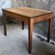 Small oak farmhouse table with large drawer - 110 cm