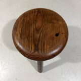 Solid oak stool 1960’s