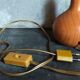 Lampe de chevet en bois vintage