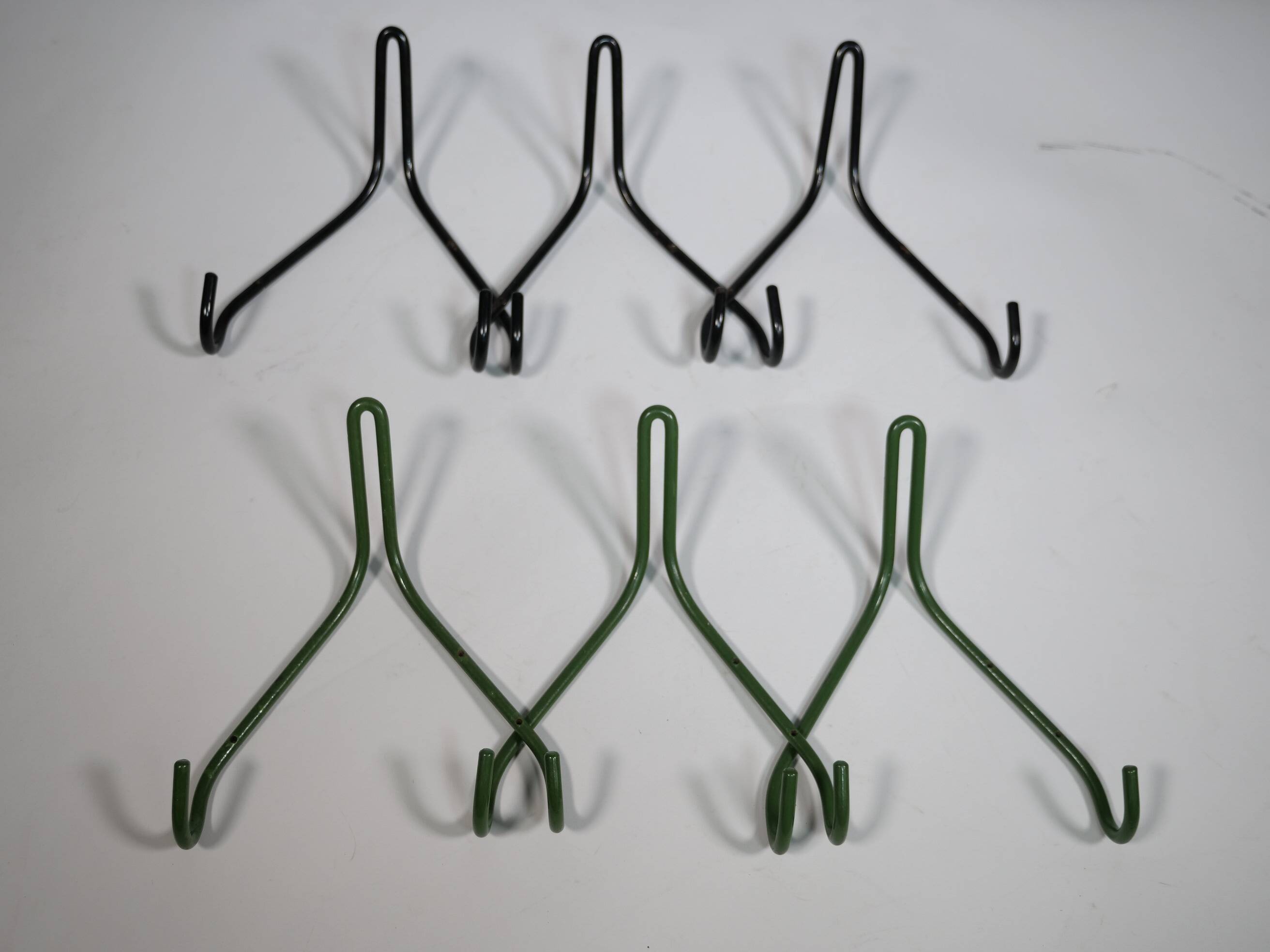Modular String Wall Hooks, Set of 6 , 1960s
