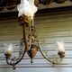 Antique, rare and important gas chandelier from the Napoléon III period and style, weighing 4.8 kg.